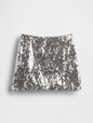 Kids Sequin Mini Skirt