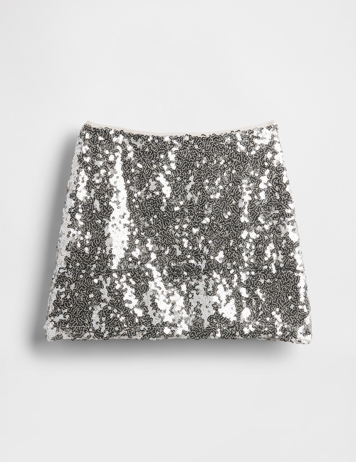 Kids Sequin Mini Skirt