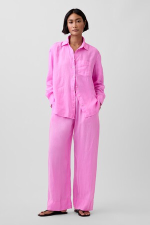 LINEN DRAWSTRING WL PANT