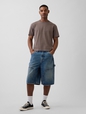 Extra Baggy Denim Carpenter Shorts