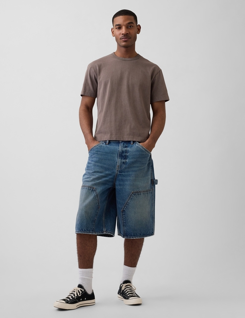 Extra Baggy Denim Carpenter Shorts