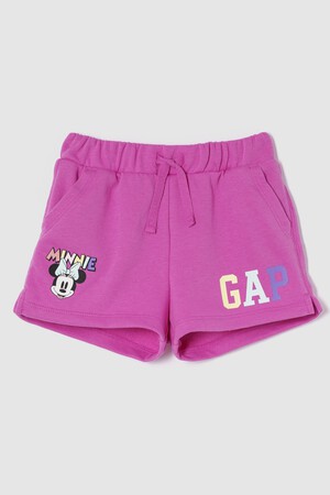 babyGap | Disney Minnie Mouse Logo Pull-On Shorts