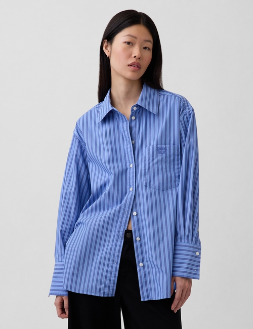 Organic Cotton Poplin Big Shirt