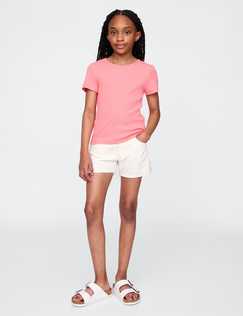 Kids Low Rise Stride UltraSoft Denim Shorts