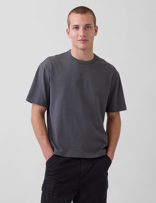 Heavyweight Relaxed 1969 Logo Crop T-shirt