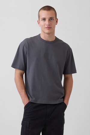 Heavyweight Relaxed 1969 Logo Crop T-shirt