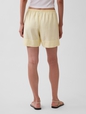 Linen-Blend Easy Shorts