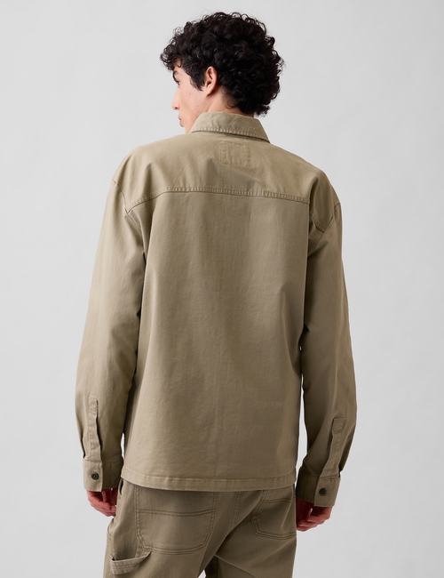 V-TWILL SHACKET