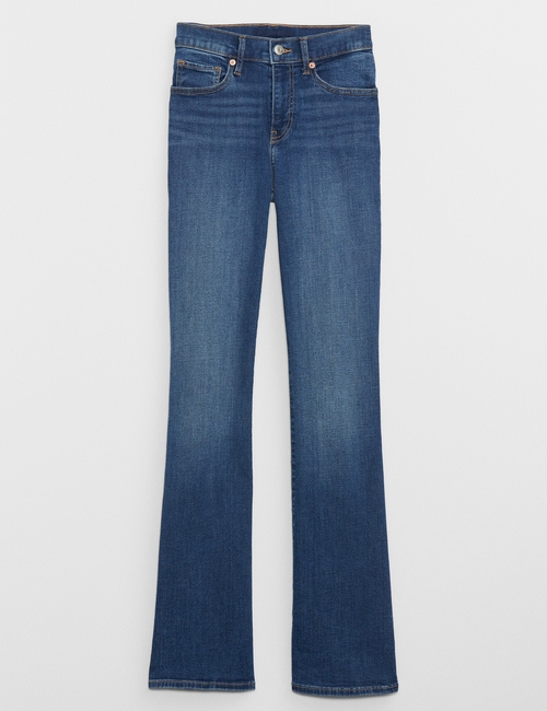 Mid Rise Baby Boot Jeans