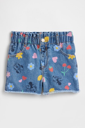 babyGap × Disney Paperbag Mom Jean Shorts