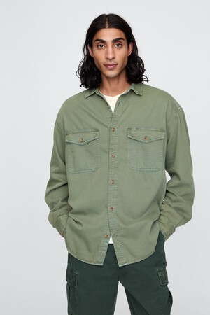 LS DENIM ULTRASOFT BIG SHIRT