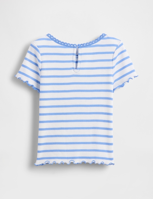 Baby & Toddler Embroidered Logo Rib T-Shirt