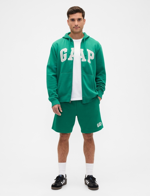 Relaxed Gap Logo Zip Hoodie
