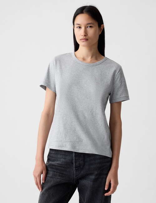 Organic Cotton Vintage Crewneck T-Shirt