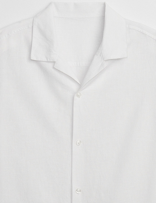 Linen-Blend Vacay Shirt in Standard Fit