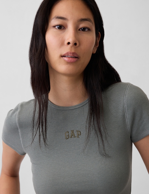 Modern Rib Gap Logo T-Shirt