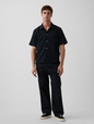 Linen-Cotton Relaxed Taper Pants