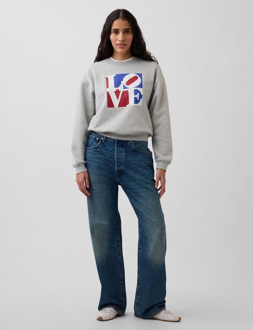 Robert Indiana VintageSoft LOVE Sweatshirt