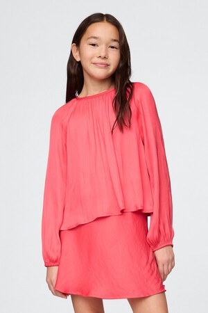 Kids Satin Swing Top
