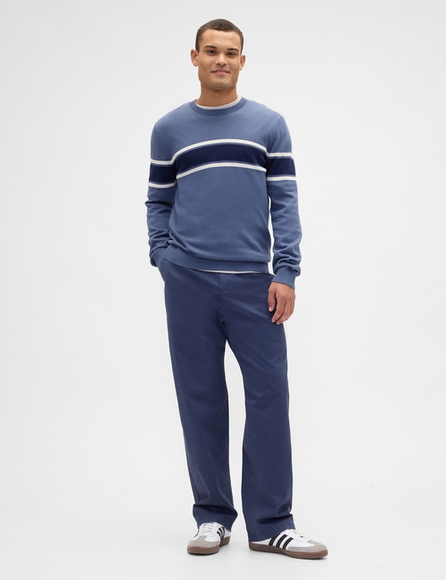 Stripe Crewneck Sweater