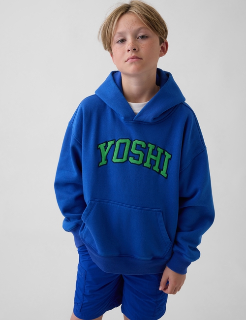 Kids Super Mario VintageSoft Relaxed Hoodie