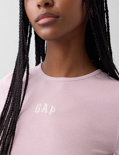 Modern Rib Gap Logo T-Shirt