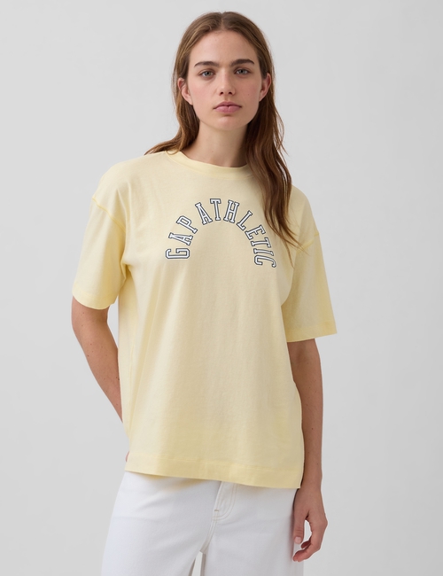 Organic Cotton VintageSoft Athletic Logo Tunic T-Shirt
