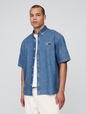 Logo Denim Big Shirt