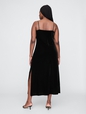 Recycled Velvet Maxi Slip Dress