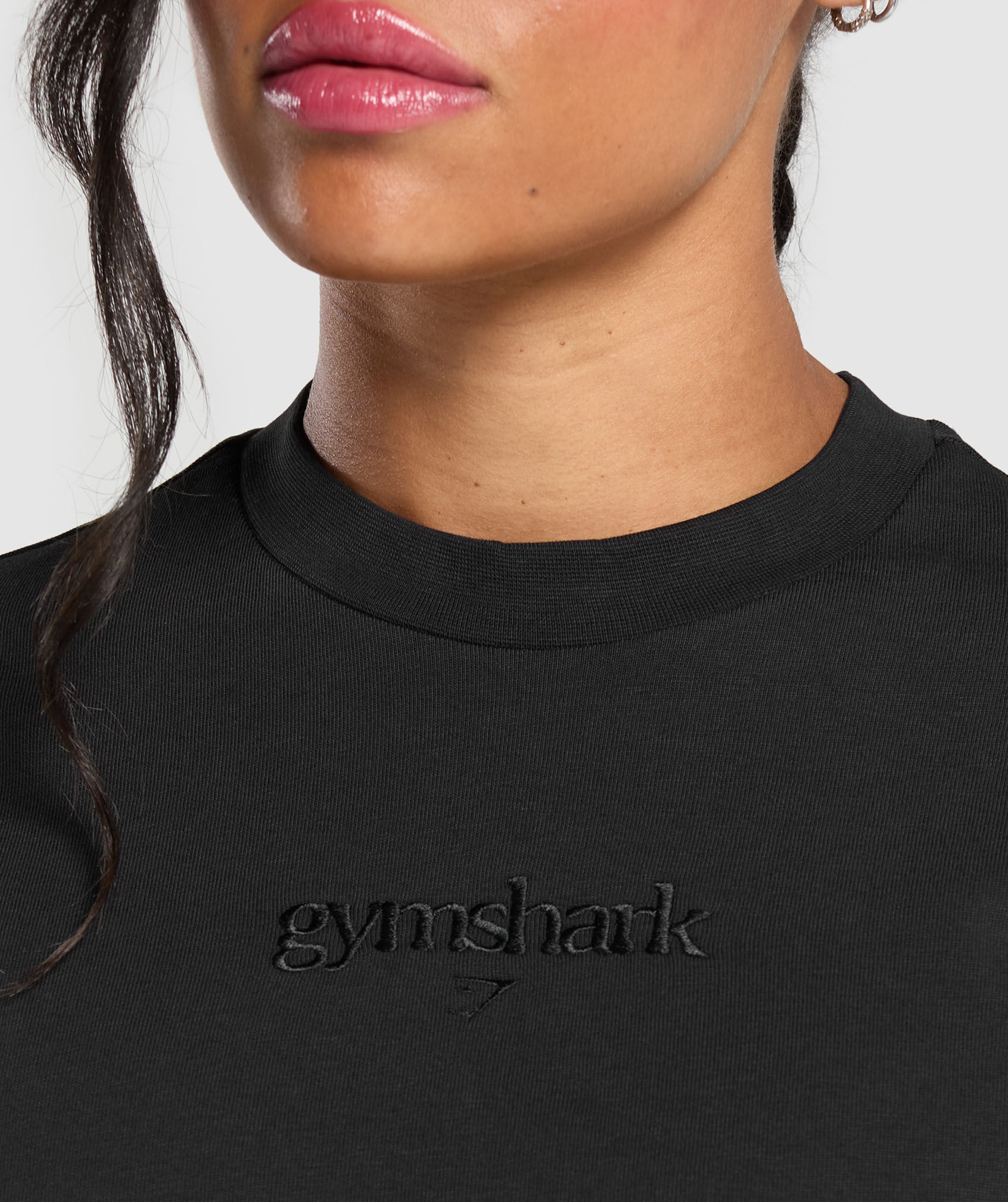Embroidered Gymshark Oversized T-Shirt
