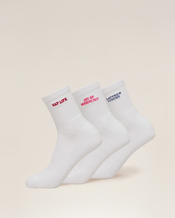 Lattes and Lunges Multi Graphic Midi 3pk