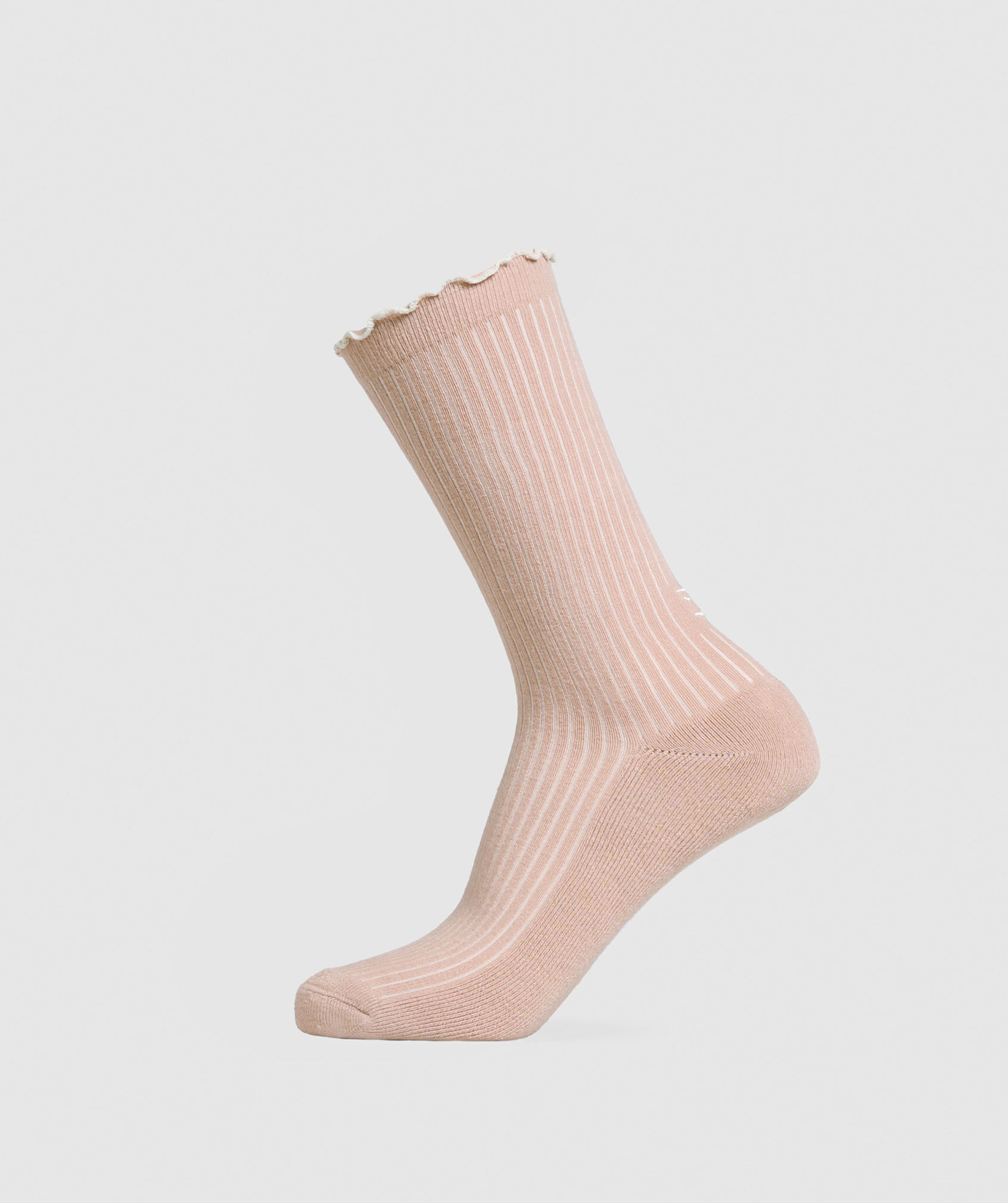 Frill Crew Single Sock