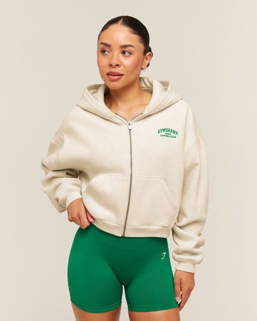 Cosy Luxe Campus Edit Full Zip Hoodie