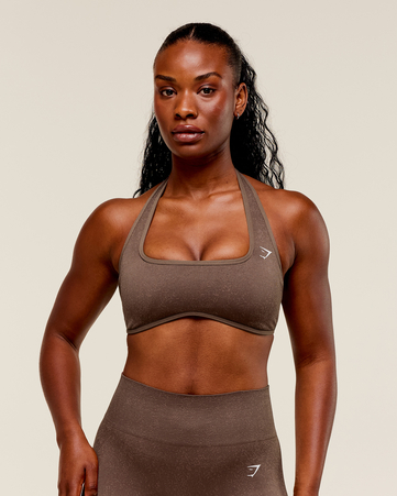 Adapt Fleck x Whitney Halterneck Sports Bra