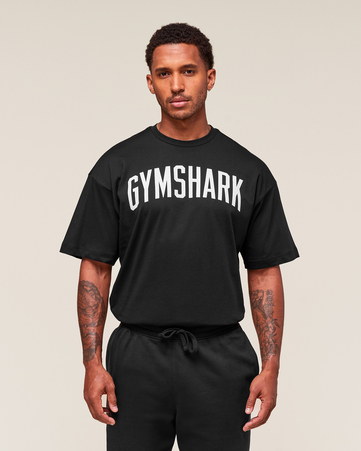 تيشيرت بلون باهت وطبعة غرافيكية