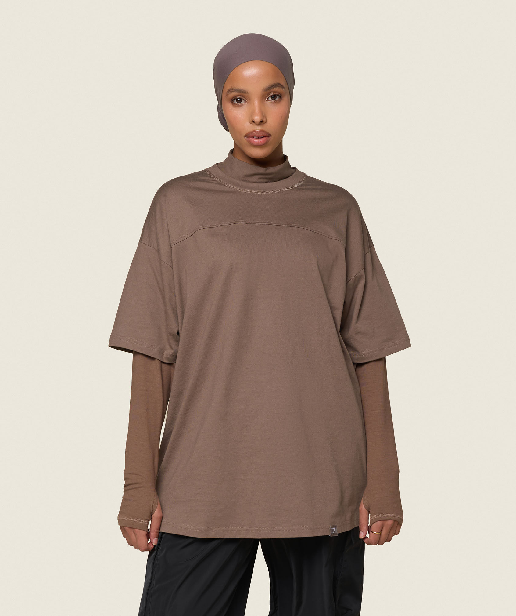GS x Leana Deeb Oversized Long Sleeve T-Shirt