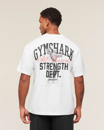 Strength Dept Graphic Oversized T-Shirt