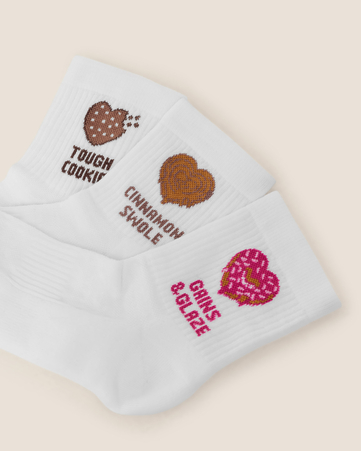 Sweet Treat Graphic Midi Socks 3pk