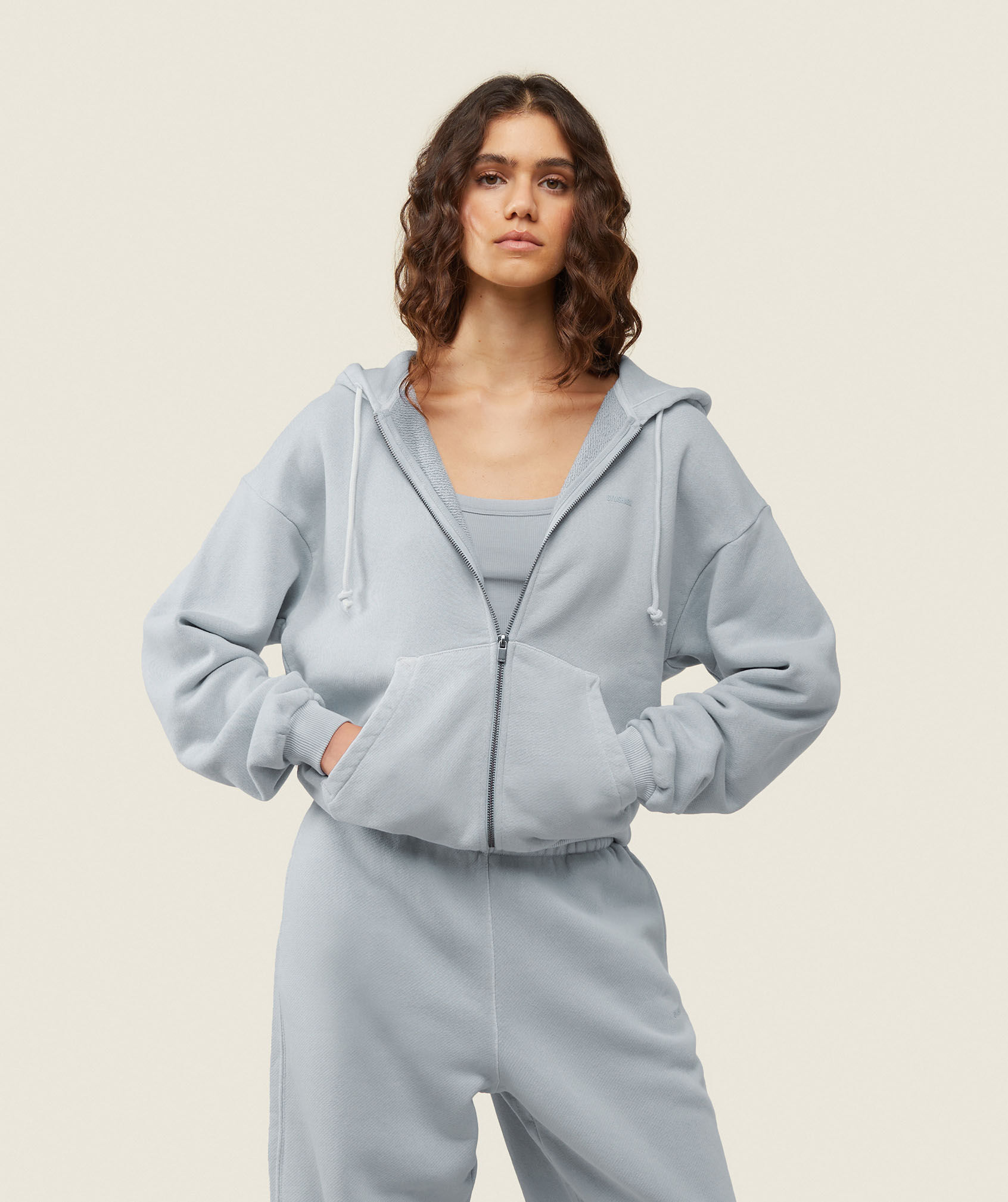 Everywear Relaxed Zip Hoodie