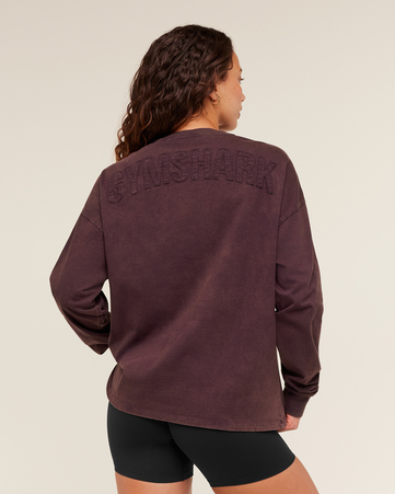 Power Washed Long Sleeve Top