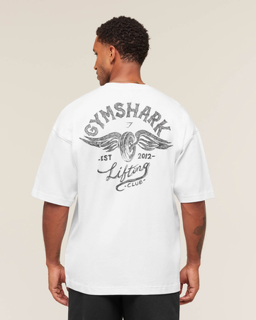 تيشيرت بنقشة فلاينج ويتس وقصة فضفاضة