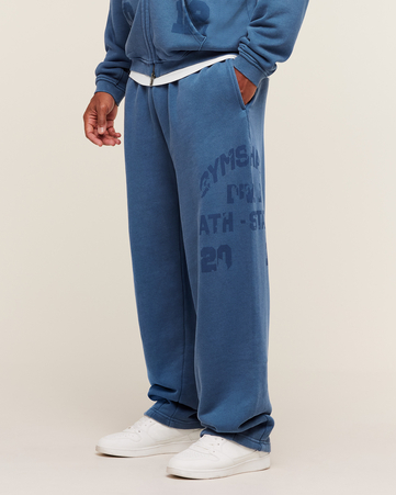 Colegiate Washed Wide Leg Jogger