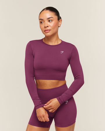 Everyday Seamless Long Sleeve Crop Top
