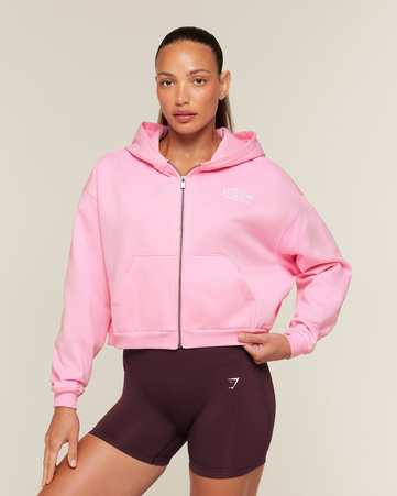 Cosy Luxe Campus Edit Full Zip Hoodie
