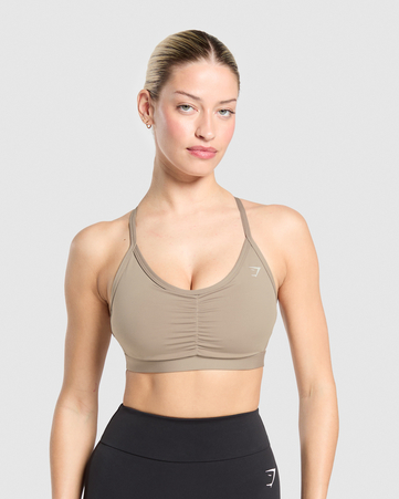 Ruched Sports Bra