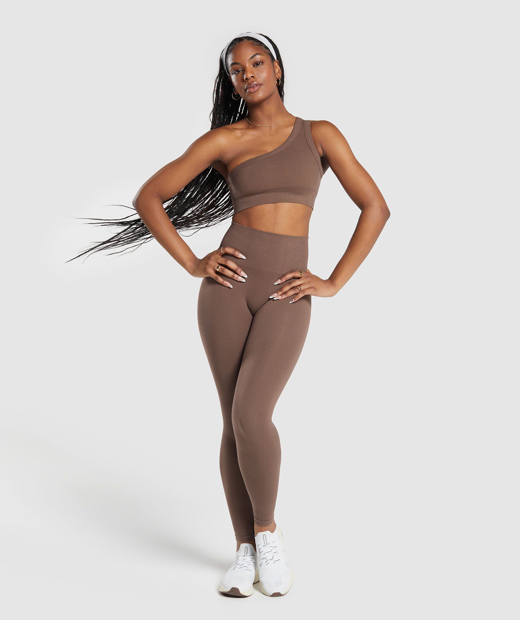 Ribbed Cotton Seamless Leggings