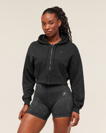 Power Midi Zip Hoodie