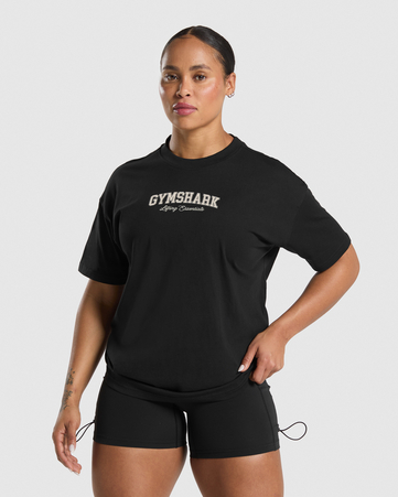 Lifting Essentials Graphic Oversized T-Shirt
