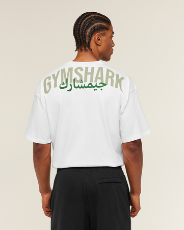 Power Overlay Oversized Graphic T-Shirt