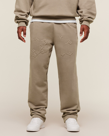 Embossed Straight Leg Jogger